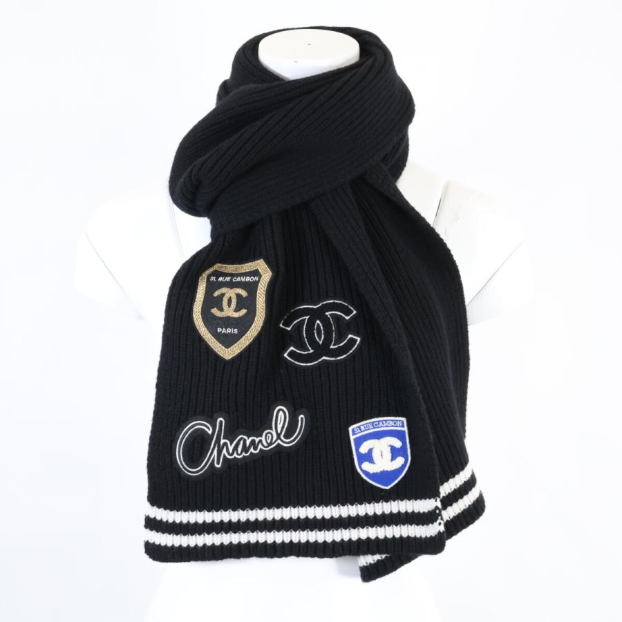 CHANEL（シャネル） 新品同様 カシミヤ100 ロゴ マルチワッペン