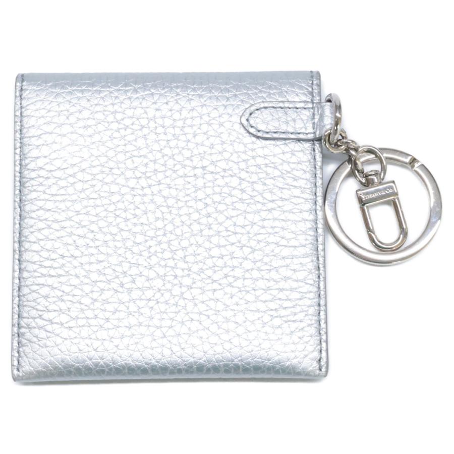 新品同様 TIFFANY＆Co. ティファニー リターン トゥ ティファニー バッグチャーム ポーチ シルバー レディース