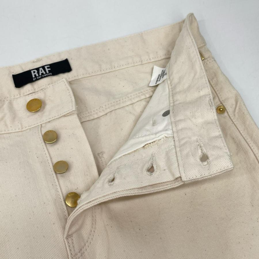 RAF BY RAF SIMONS ラフ バイ ラフシモンズ J020 D007 WR01 デニムパンツ 30 ホワイト メンズ_7