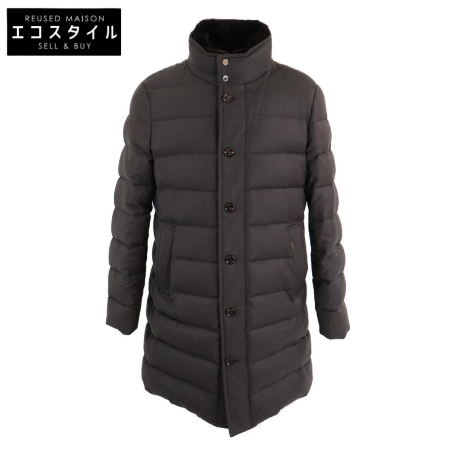美品/国内正規 MOORER ムーレー ALFIERI-FUR L カシミヤ混 ファー