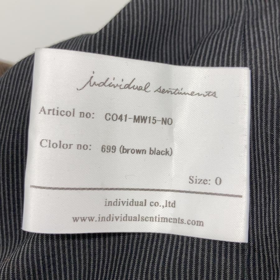 individual sentiments インディビジュアルセンチメンツ 20AW ブラウン