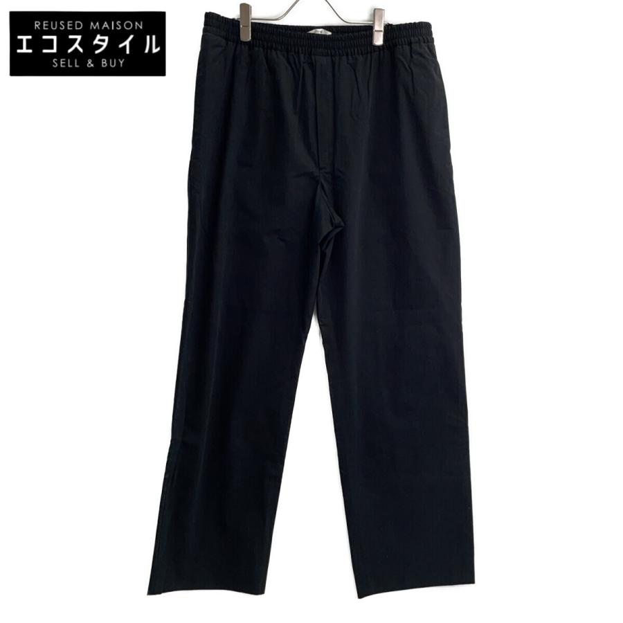 THE ROW ザ ロウ 281-W1699 ブラック コットン混 Jonah pant L
