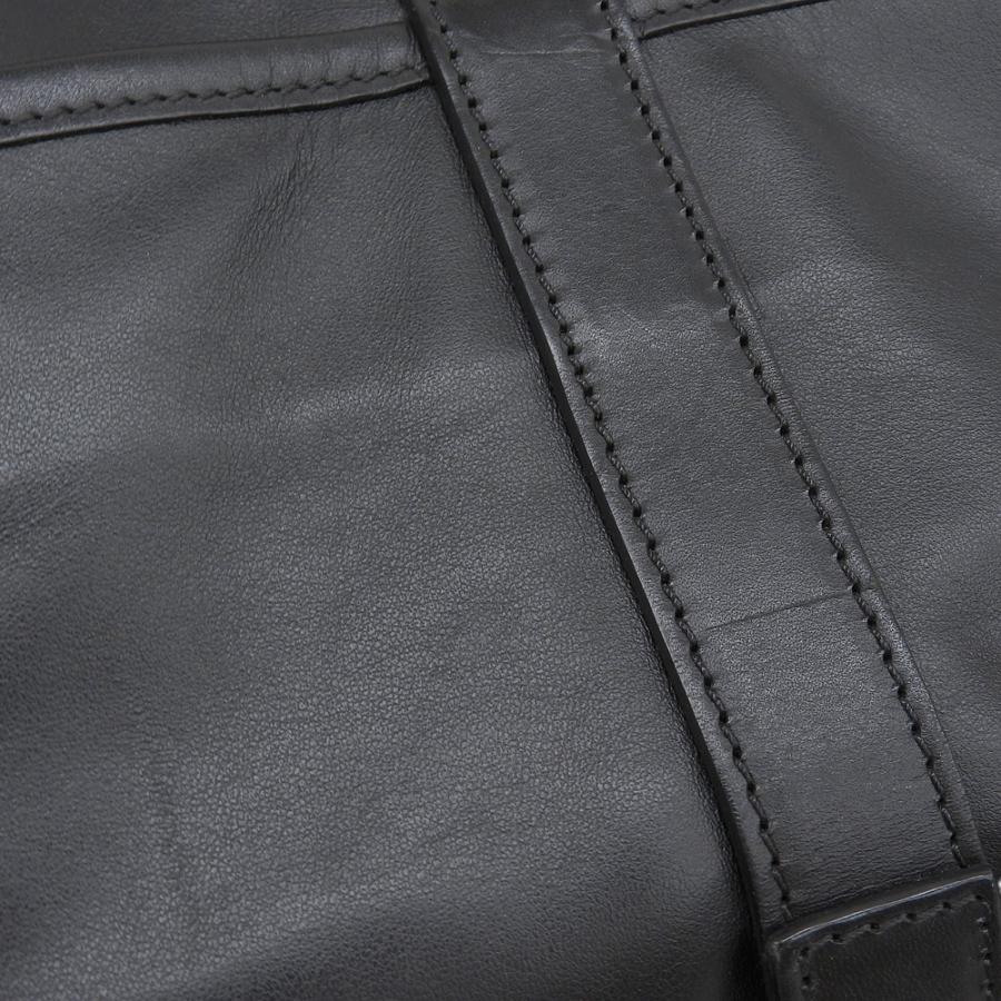 美品 MANIUNO マニウノ スムースレザー ボストンバッグ メンズ