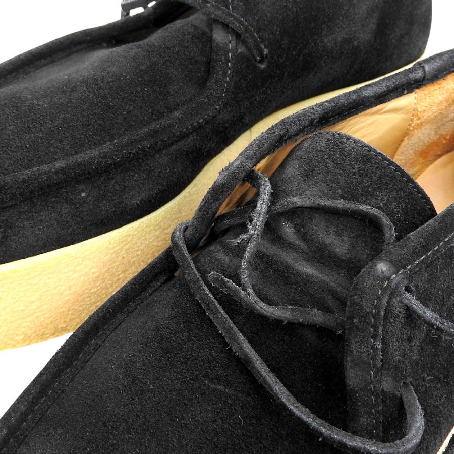 LOEWE（ロエベ） スエード ワラビーチェッカブーツ シューズ メンズ 黒