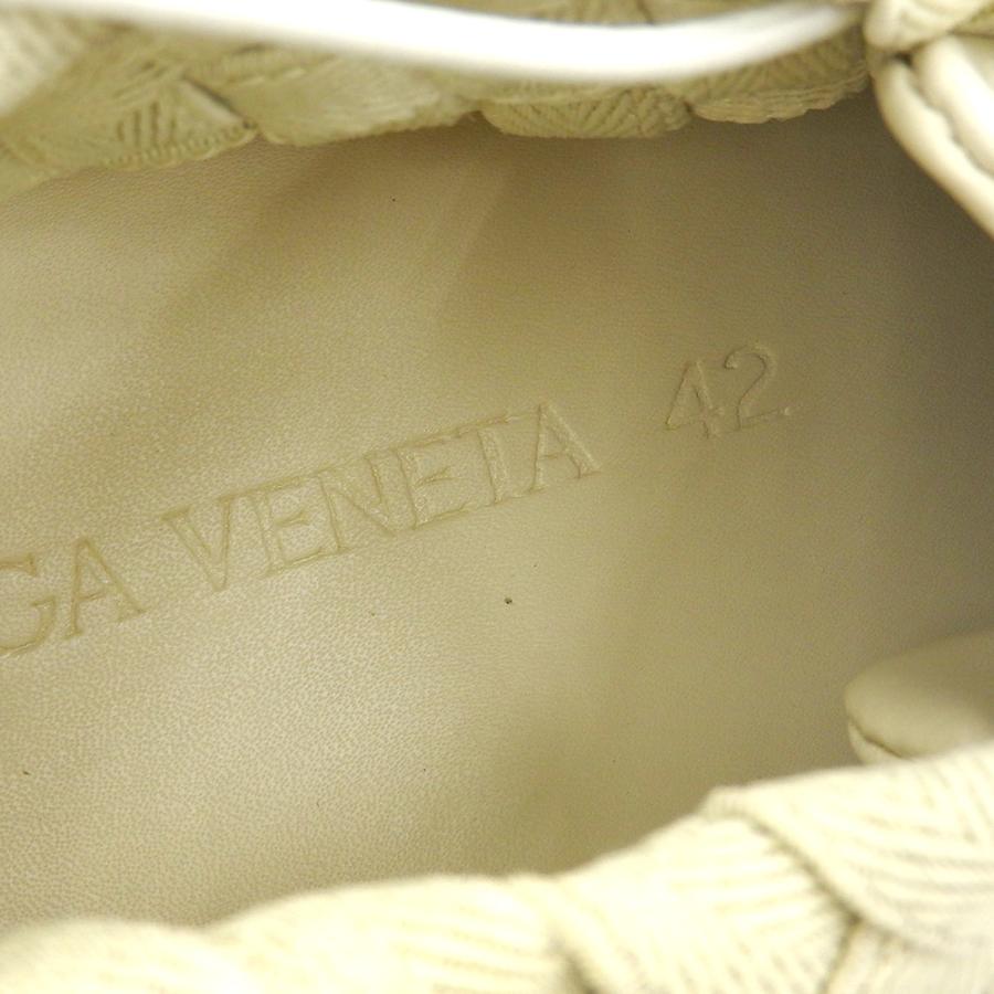 未使用 BOTTEGA VENETA ボッテガヴェネタ スニーカー シューズ メンズ ベージュ 42 651306の画像