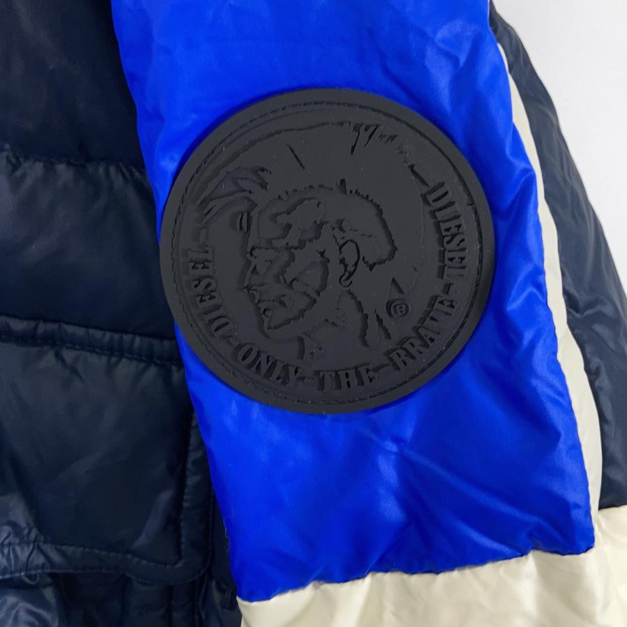 DIESEL（ディーゼル） ネイビー ナイロン ダウンコート ネイビー S