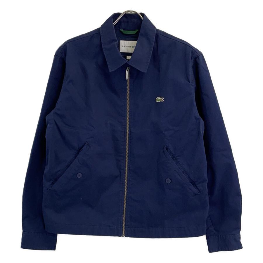 OLD French LACOSTE ラコステ ハリントンジャケット ネイビー df25a1a55280ac97d17bfe49053118