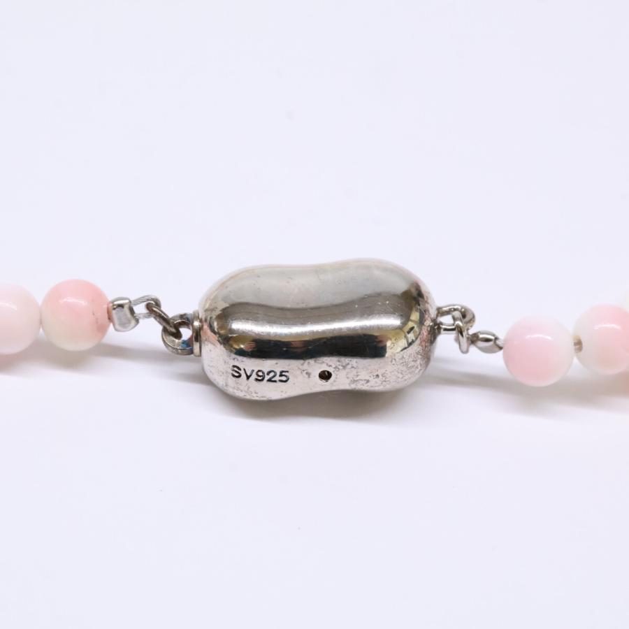美品 QVC SV925 コンクシェル カービングローズ ネックレス・ブレスレット 計2点 レディース