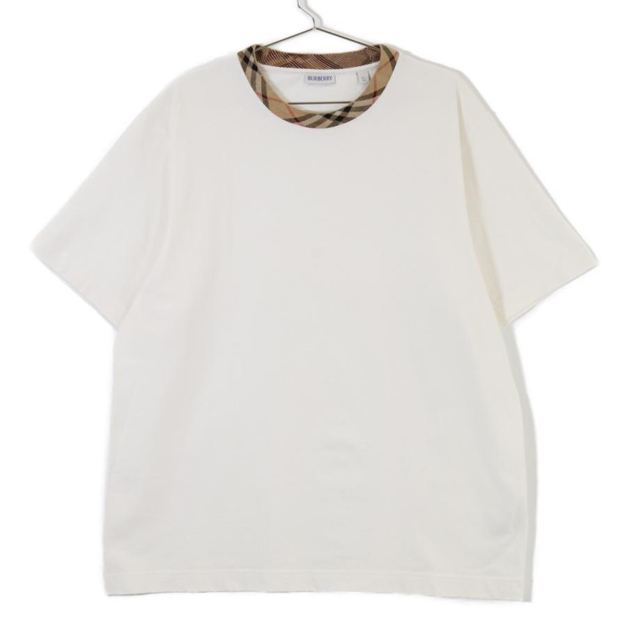 BURBERRY（バーバリー） 8110100 25SS ホワイト S/SチェックトリムT