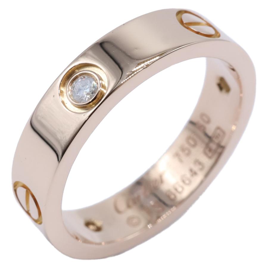 Cartier（カルティエ） 750 3P 0.146ctダイヤモンド ラブ リング 指輪