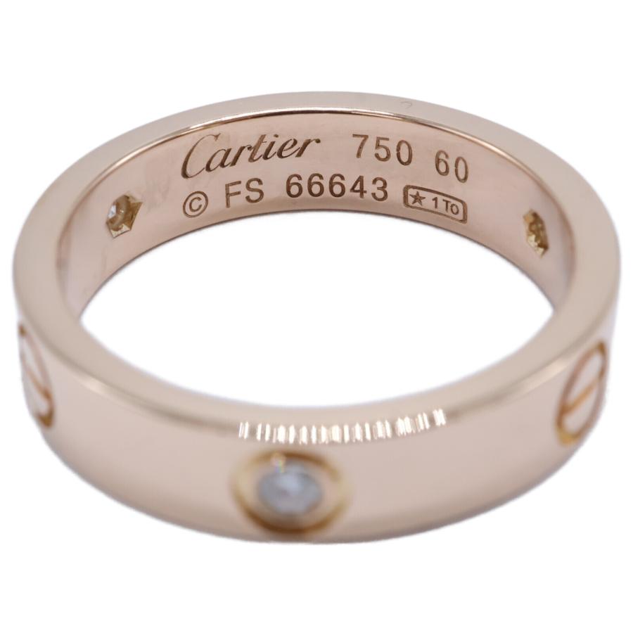 Cartier（カルティエ） 750 3P 0.146ctダイヤモンド ラブ リング 指輪