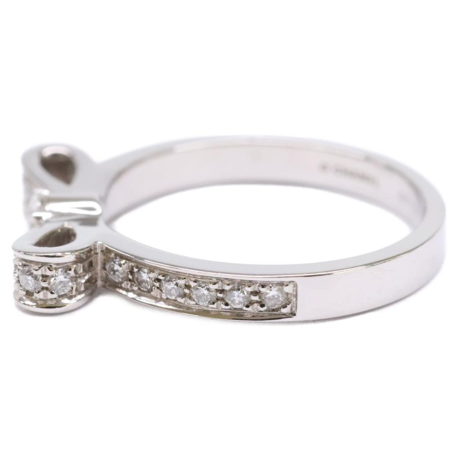 CHANEL リボンモチーフリング J3412 #45 （5号） CHANEL（シャネル） J3412 K18WG リュバン ドゥシャネル リボンリング