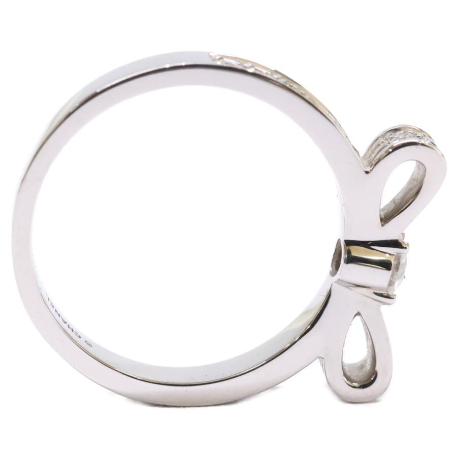 CHANEL リボンモチーフリング J3412 #45 （5号） CHANEL（シャネル） J3412 K18WG リュバン ドゥシャネル リボンリング