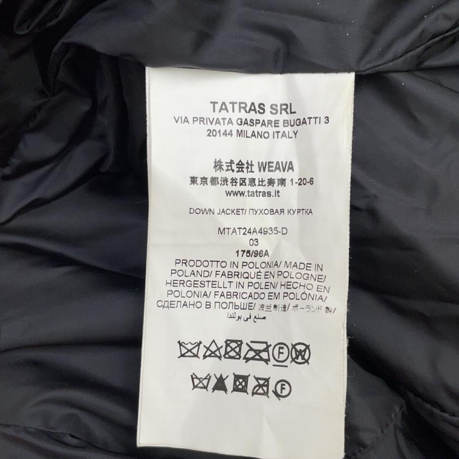 TATRAS タトラス MTAT24A4935　24年製 CASSIMASOカシマーゾダウンジャケット ブラック 03 ジャケット ナイロン メンズ 中古の画像