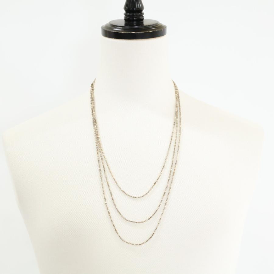 JURGEN LEHL ヨーガンレール シルバービーズ ロング ネックレス