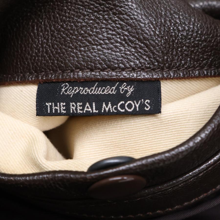 美品 THE REAL MCCOY'S ザリアルマッコイズ MIL-J-7823 N383S-4765A J.A.DUBOW SPORTING GOODS G-1フライトジャケット 38 メンズの画像
