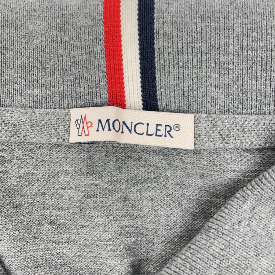 新品未使用 MONCLER モンクレール ポロシャツ ロゴワッペン グレー MONCLER（モンクレール） ポロシャツ POLO MANICA C 8A70300 84556