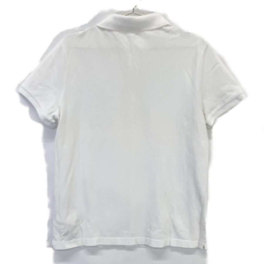 MONCLER（モンクレール） ホワイト 胸ワッペンポロシャツ ホワイト M