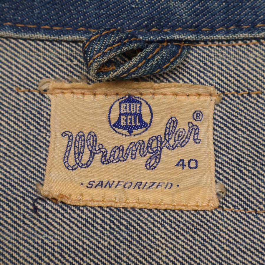 Wrangler（ラングラー） 11MJZ 60s 縦ベル SCOVILL GRIPPER ZIPPER