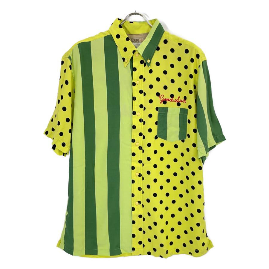 SUN SURF サンサーフ SS36661 KEONI OF HAWAII GOOD SUN FRUIT アロハシャツ ライトグリーン XL トップス メンズ 中古の画像