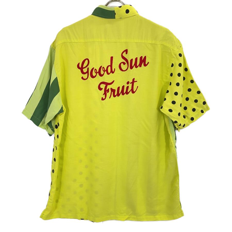 SUN SURF サンサーフ SS36661 KEONI OF HAWAII GOOD SUN FRUIT アロハシャツ ライトグリーン XL トップス メンズ 中古の画像