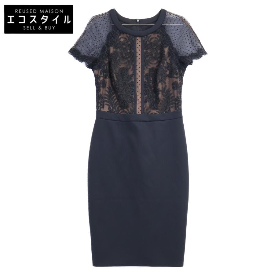 TADASHI SHOJI タダシショージ AUL18085M ブラック Charisse Lace