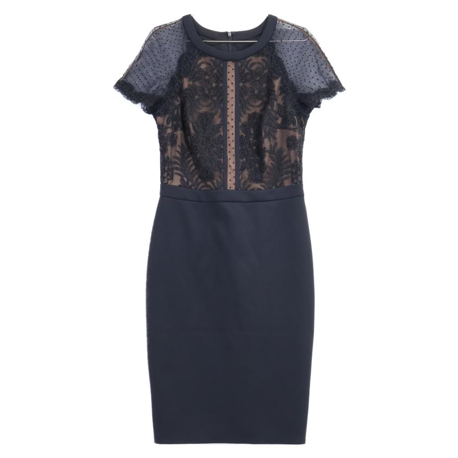 TADASHI SHOJI タダシショージ AUL18085M ブラック Charisse Lace