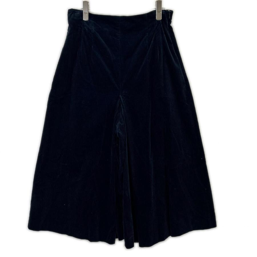 MAXMARA STUDIO マックスマーラスタジオ 61360192 DOLLARO コーデュロイキュロット ネイビー 44 ボトムス コットン レディース 中古_1