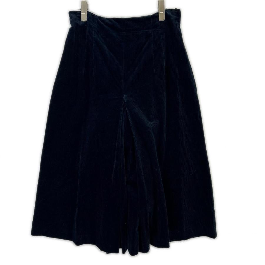 MAXMARA STUDIO マックスマーラスタジオ 61360192 DOLLARO コーデュロイキュロット ネイビー 44 ボトムス コットン レディース 中古_2