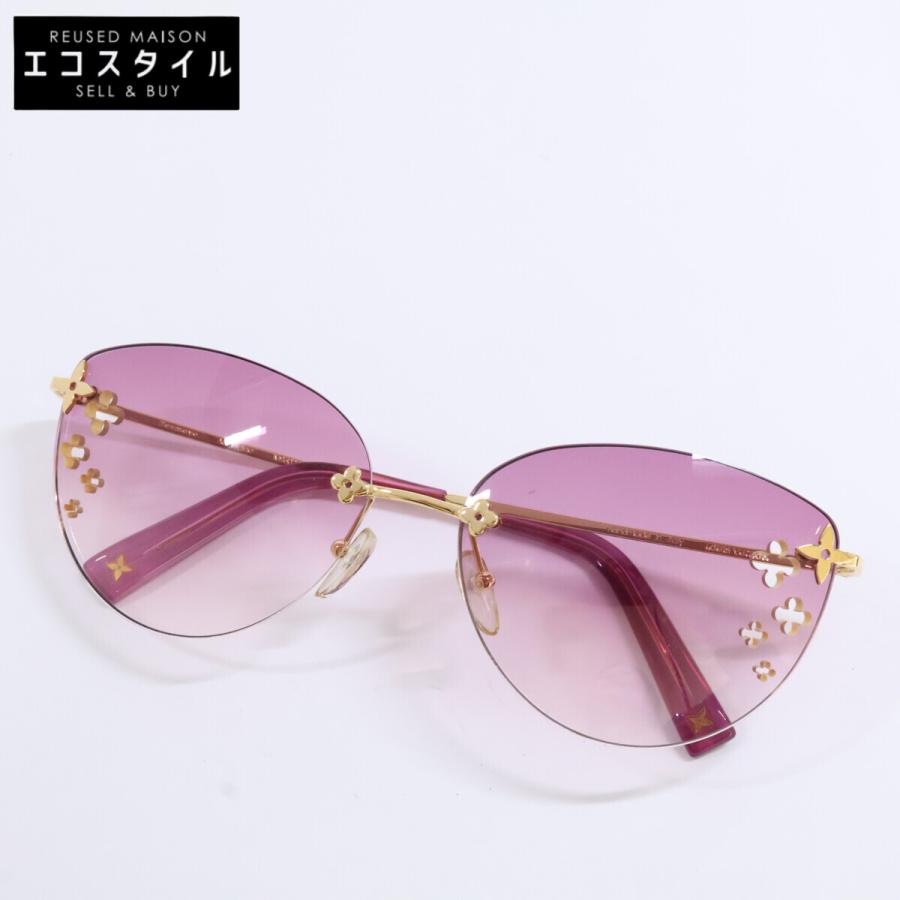美品 LOUIS VUITTON ルイヴィトン M96026 デスマヨ キャットアイ 