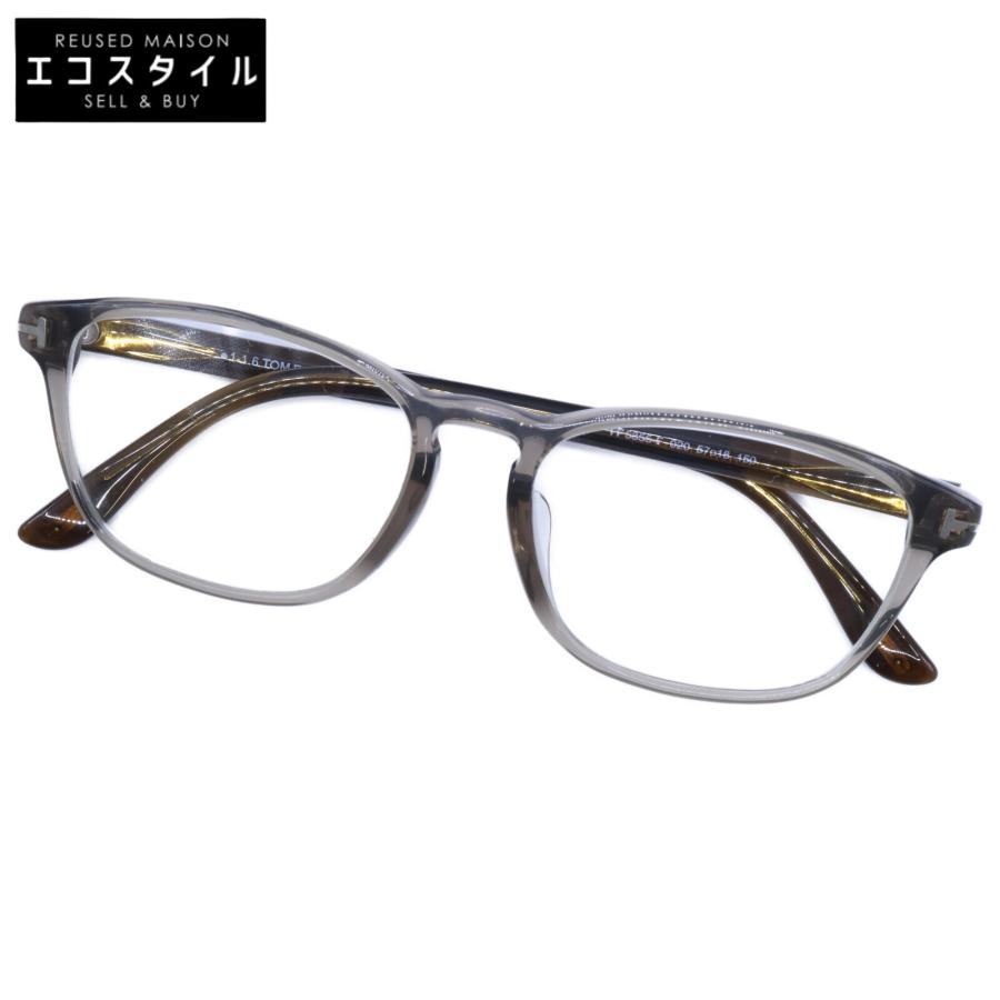 美品 TOM FORD トムフォード TF5355-F 020 スクエア メガネフレーム 