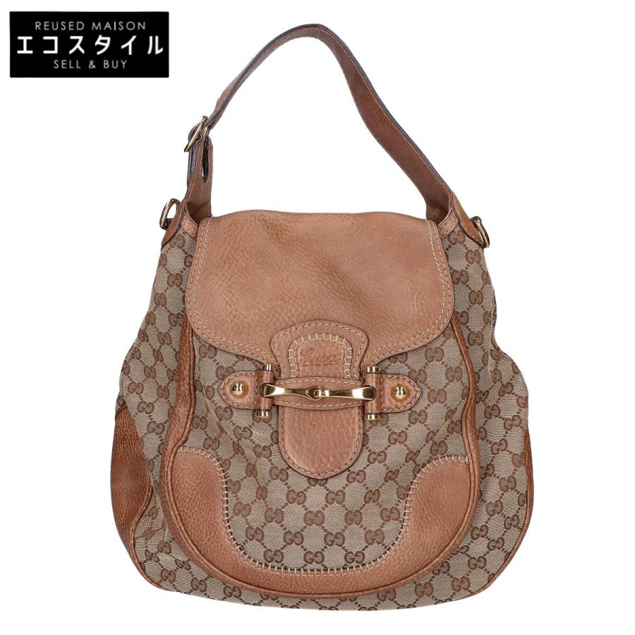 GUCCI（グッチ） 223955 ホースビット GGキャンバスxレザー ホーボー