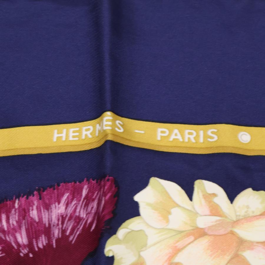 美品 HERMES エルメス REGINA レジーナ 女王陛下 シルク カレ90