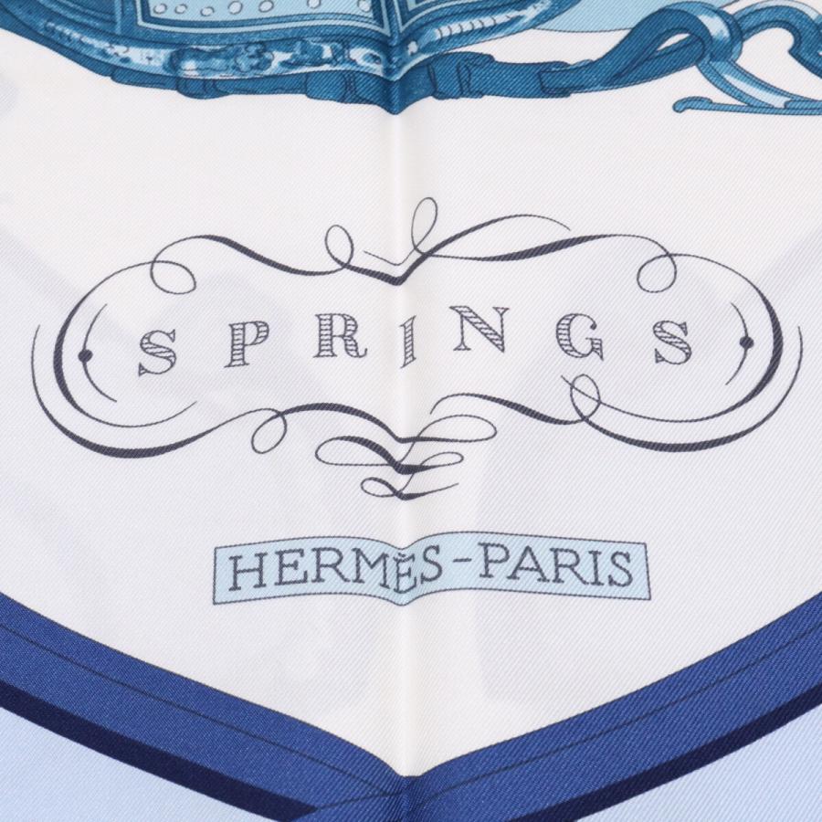 美品 HERMES エルメス 001573S 36 SPRINGS スプリングス シルク カレ90
