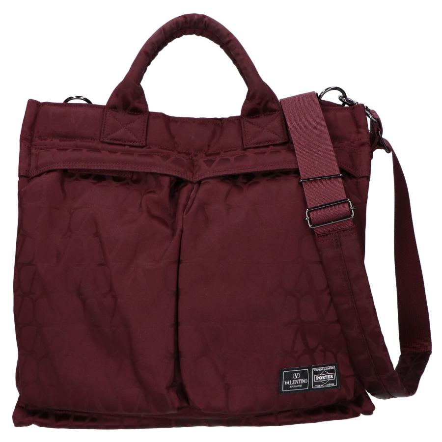 ポーターVALENTINO VERTICAL トートバッグ（未使用に近い） PORTER ポーター x ヴァレンティノ ガラヴァーニ 2WAY VERTICAL TOTE