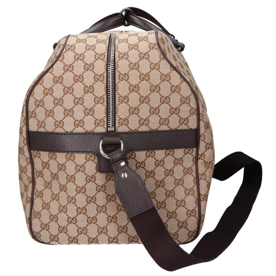 GUCCI（グッチ） 美品 610105 GGキャンバス ボストンバッグ メンズ