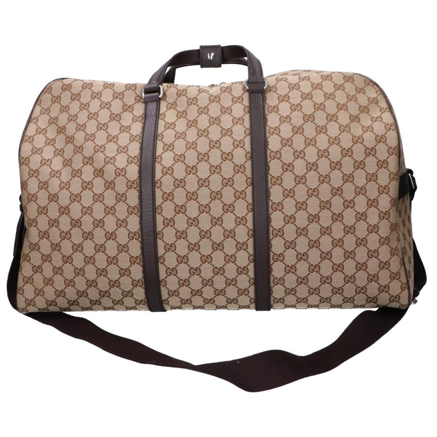 GUCCI（グッチ） 美品 610105 GGキャンバス ボストンバッグ メンズ