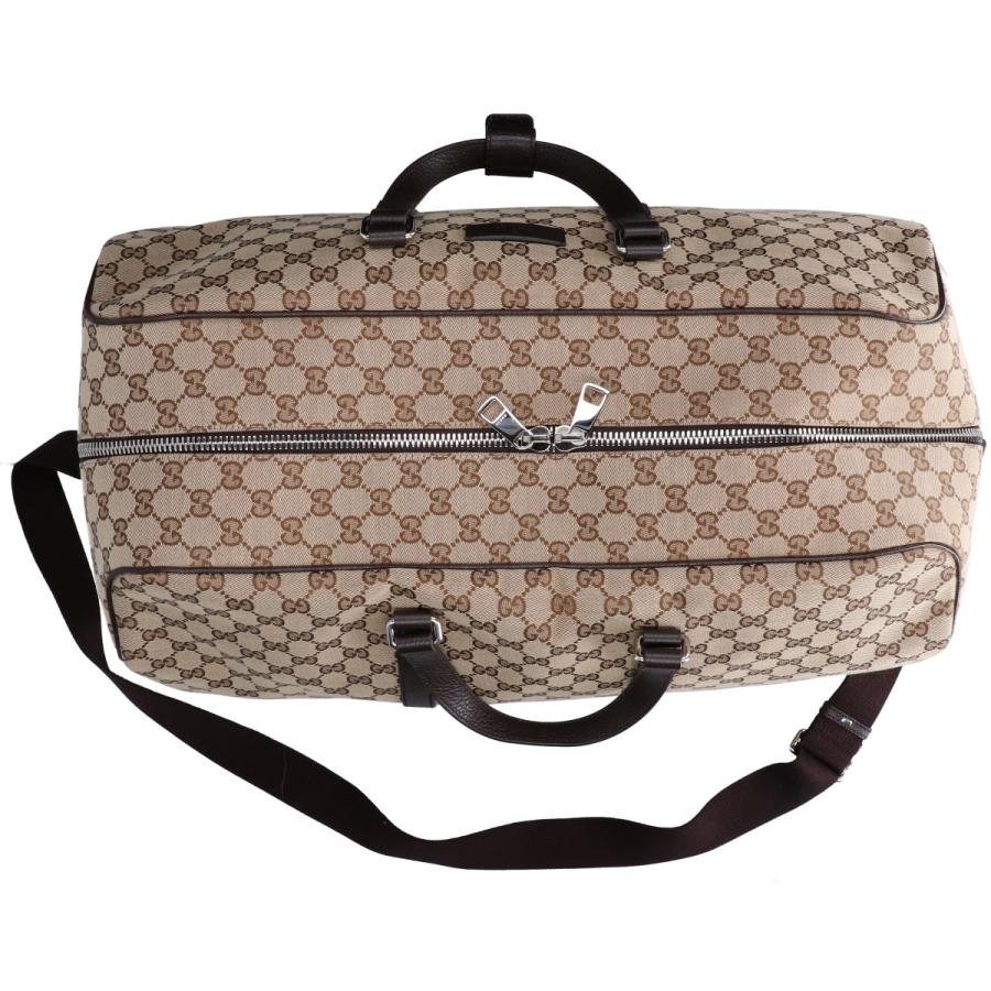 GUCCI（グッチ） 美品 610105 GGキャンバス ボストンバッグ メンズ
