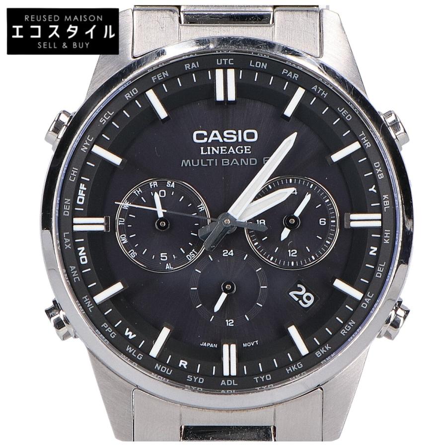 美品 CASIO LINEAGE 電波ソーラー腕時計 稼働品 クロノグラフ CASIO（カシオ） LIW-M700D-1AJF LINEAGE リニエージ マルチバンド6