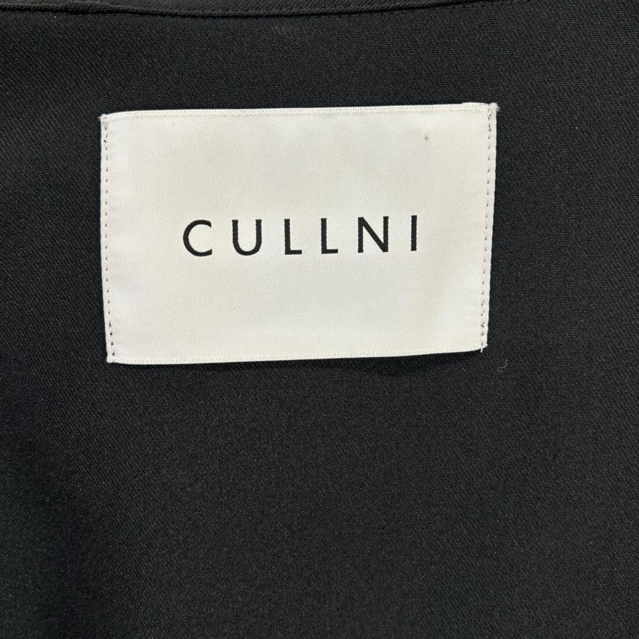 CULLNI クルニ ブラック ジップアップフーディジャケット 表記無し CULLNI クルニ ブラック ジップアップフーディジャケット 表記無し