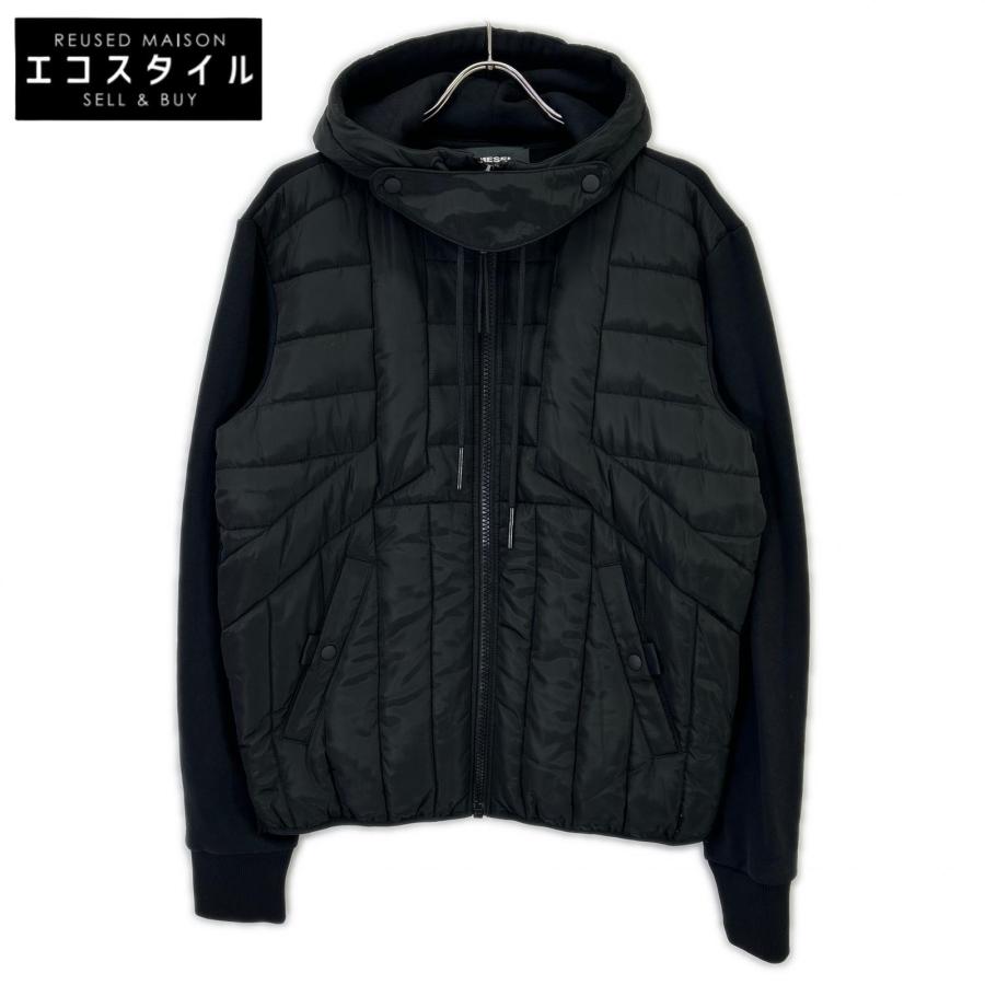 DIESEL ディーゼル A00689-J-LINES-0BAXF ジップアップ中綿フーディ L DIESEL（ディーゼル） A00689-J-LINES-0BAXF ジップアップ中綿フーディ