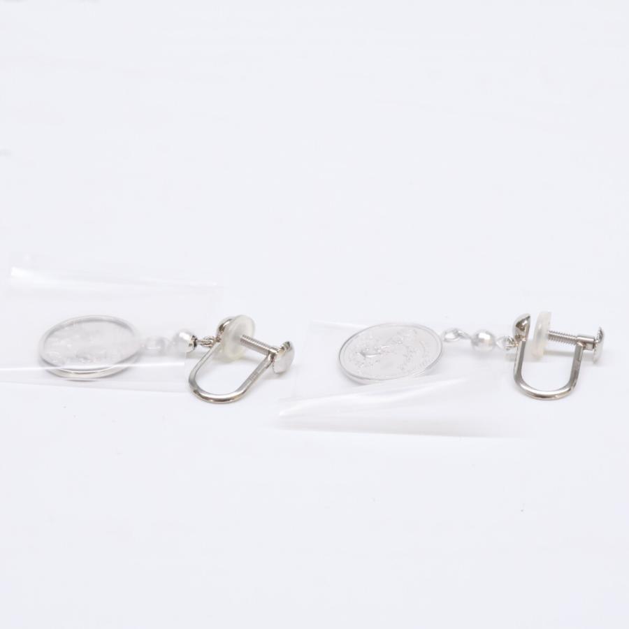 新品未使用   Pt999.9 x Pt900 アナと雪の女王II1/30oz 純プラチナメダル イヤリング レディース アクセサリー ジュエリーの画像