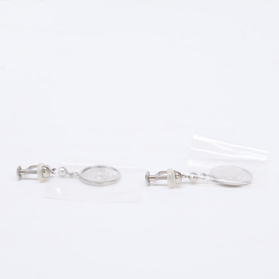 新品未使用   Pt999.9 x Pt900 アナと雪の女王II1/30oz 純プラチナメダル イヤリング レディース アクセサリー ジュエリーの画像