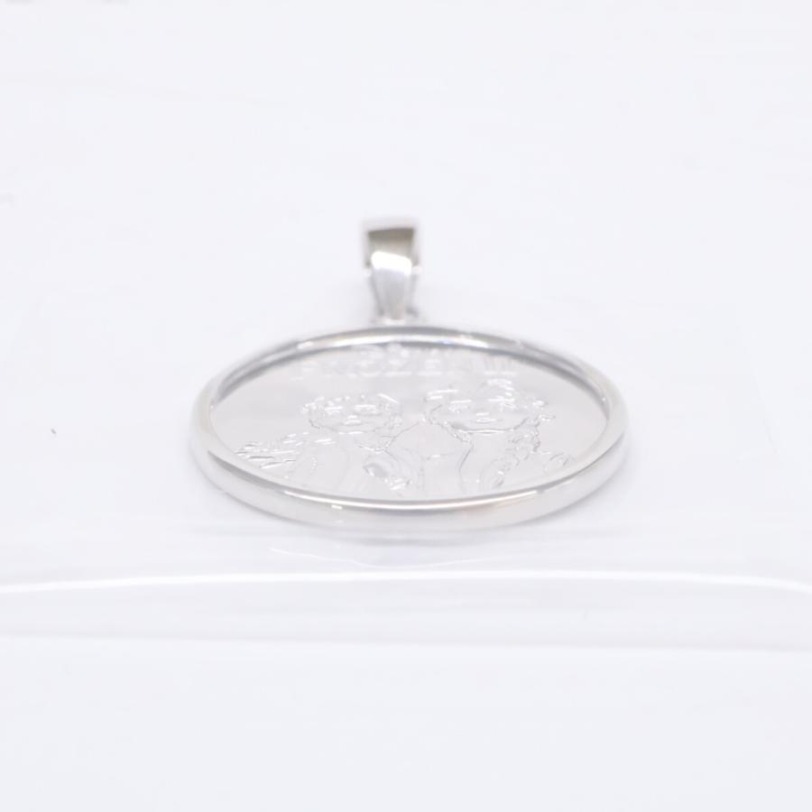 新品未使用   Pt999.9 x Pt900 アナと雪の女王II純メダルペンダントヘッド1/10oz レディース アクセサリー ジュエリーの画像