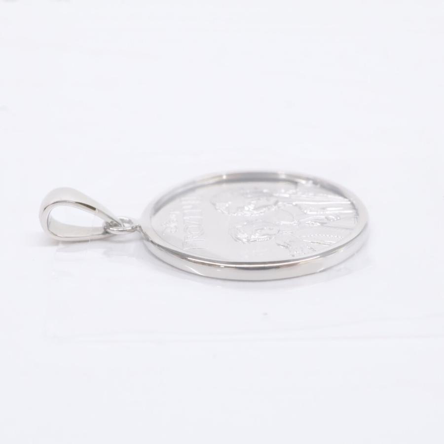 新品未使用   Pt999.9 x Pt900 アナと雪の女王II純メダルペンダントヘッド1/10oz レディース アクセサリー ジュエリーの画像