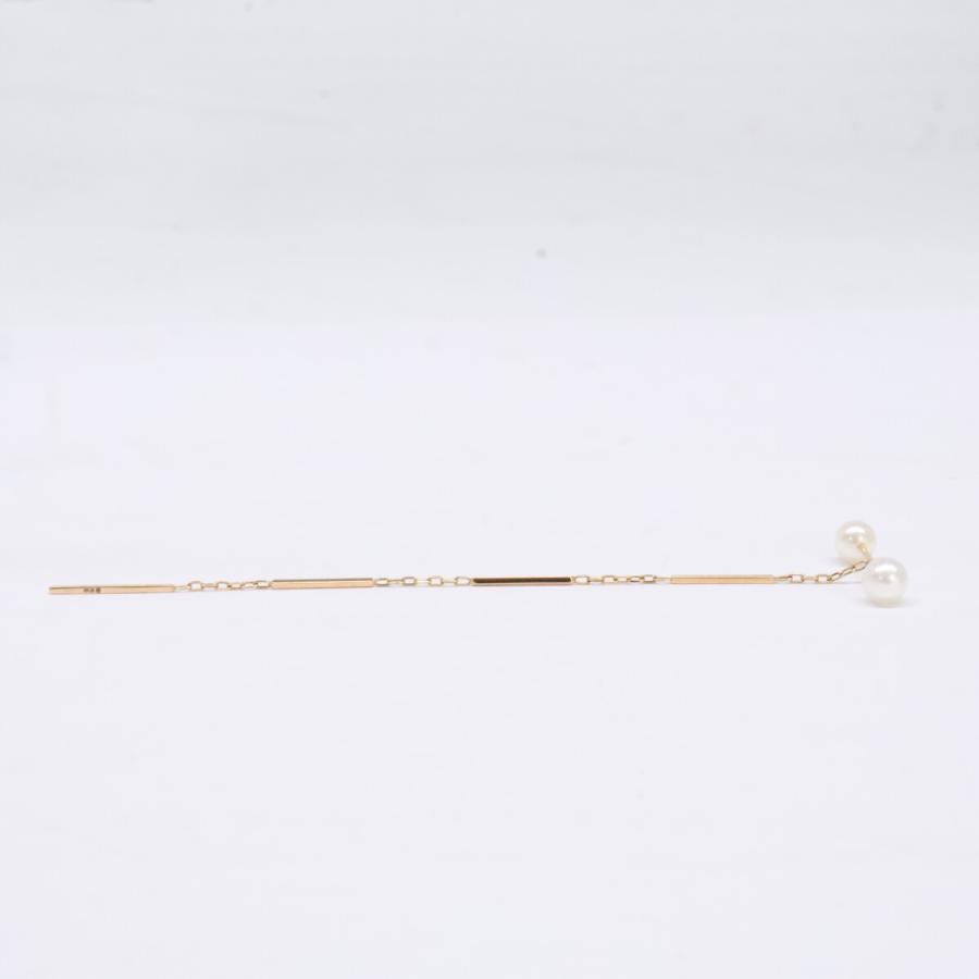 HIROTAKA 美品 ヒロタカ PE24KPE K10 Toggle W Pearl Chain トグル W