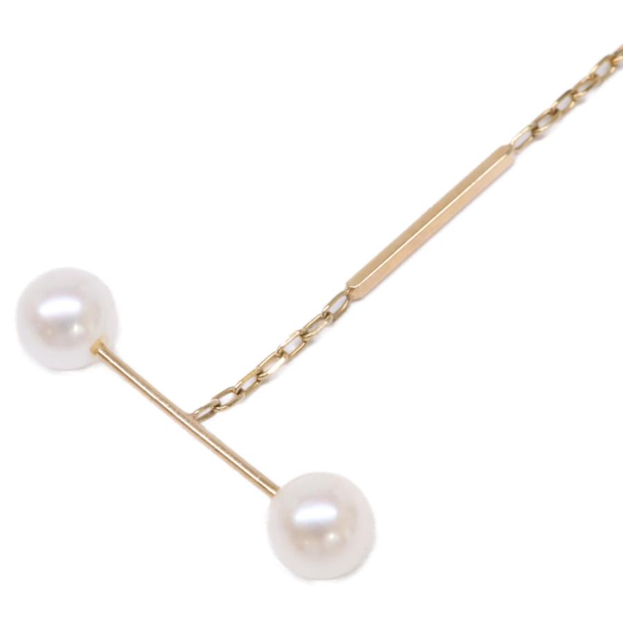 HIROTAKA 美品 ヒロタカ PE24KPE K10 Toggle W Pearl Chain トグル W