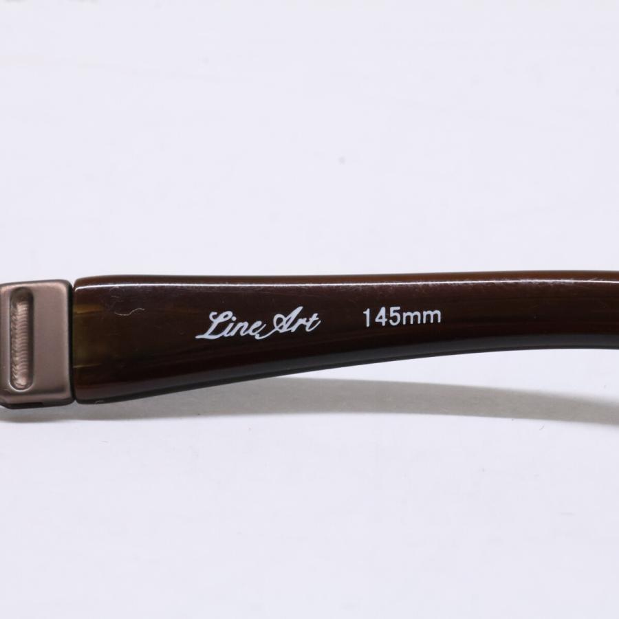 美品 LineArt CHARMANT ラインアートシャルマン XL1086 BR デモレンズ