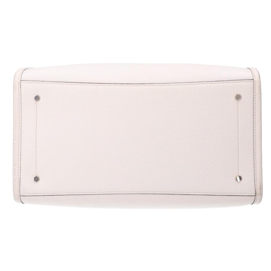 美品✨ケイトスペード エラ ペブルレザー ロゴトート アイボリー 大容量 kate spade NEW YORK（ケイト・スペード ニューヨーク） 新品同様