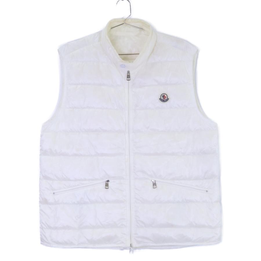 モンクレール　GUI サイズ4 MONCLER（モンクレール） GUI ギュイ ダウン ベスト 4 ホワイト メンズ